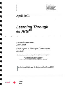Learning Through the Arts: National Assessment 1999-2002